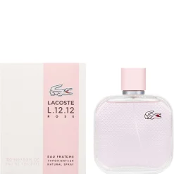 Lacoste L.12.12 Rose Eau Fraiche Eau de Toilette Spray 100ml New