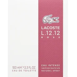Lacoste L.12.12 Rose Eau Intense Eau de Toilette Spray 100ml New