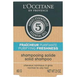 L'OCCITANE 5 Essential Oils Purifying Freshness Solid Shampoo 60g Outlet