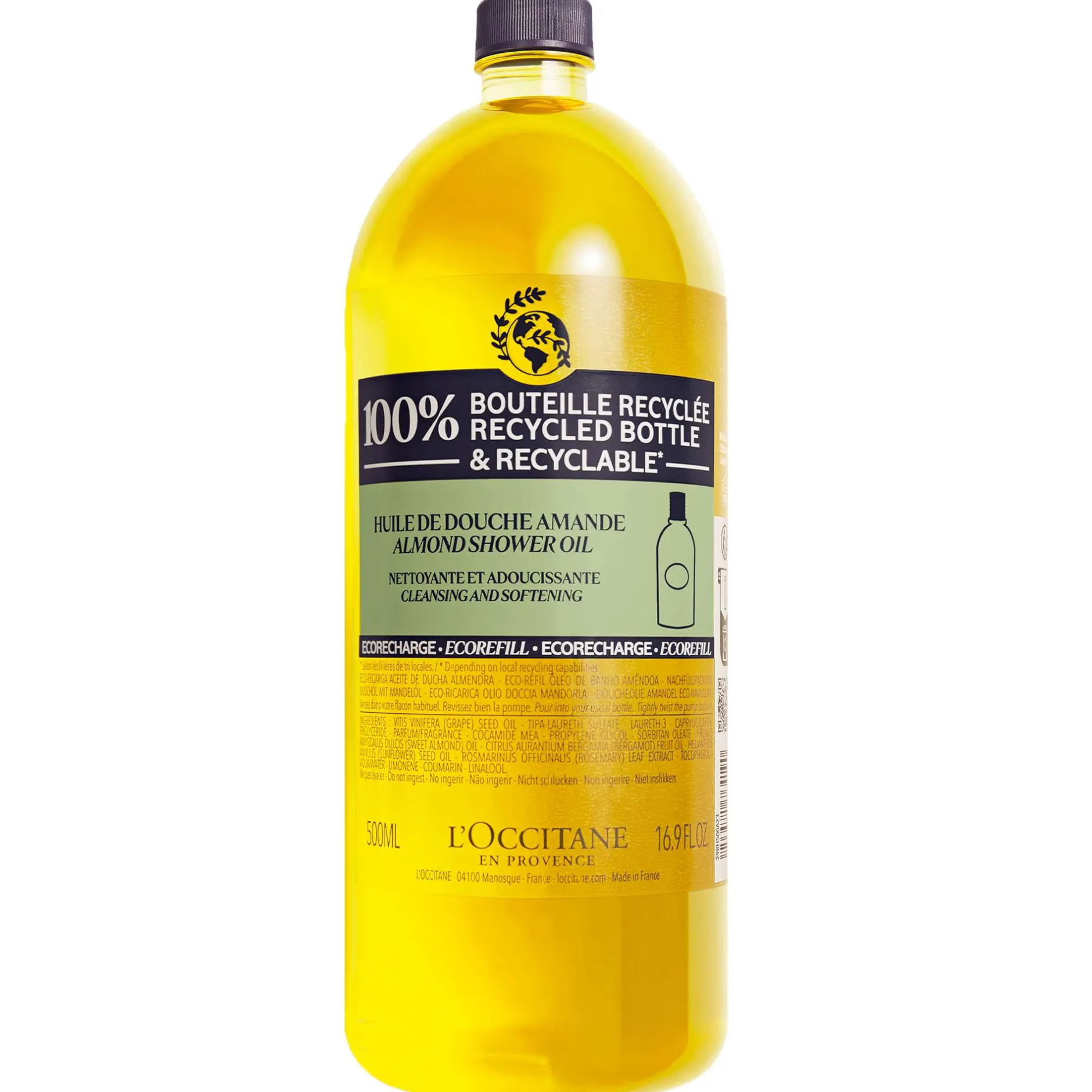L'OCCITANE Almond Eco Refill Shower Oil 500ml Online