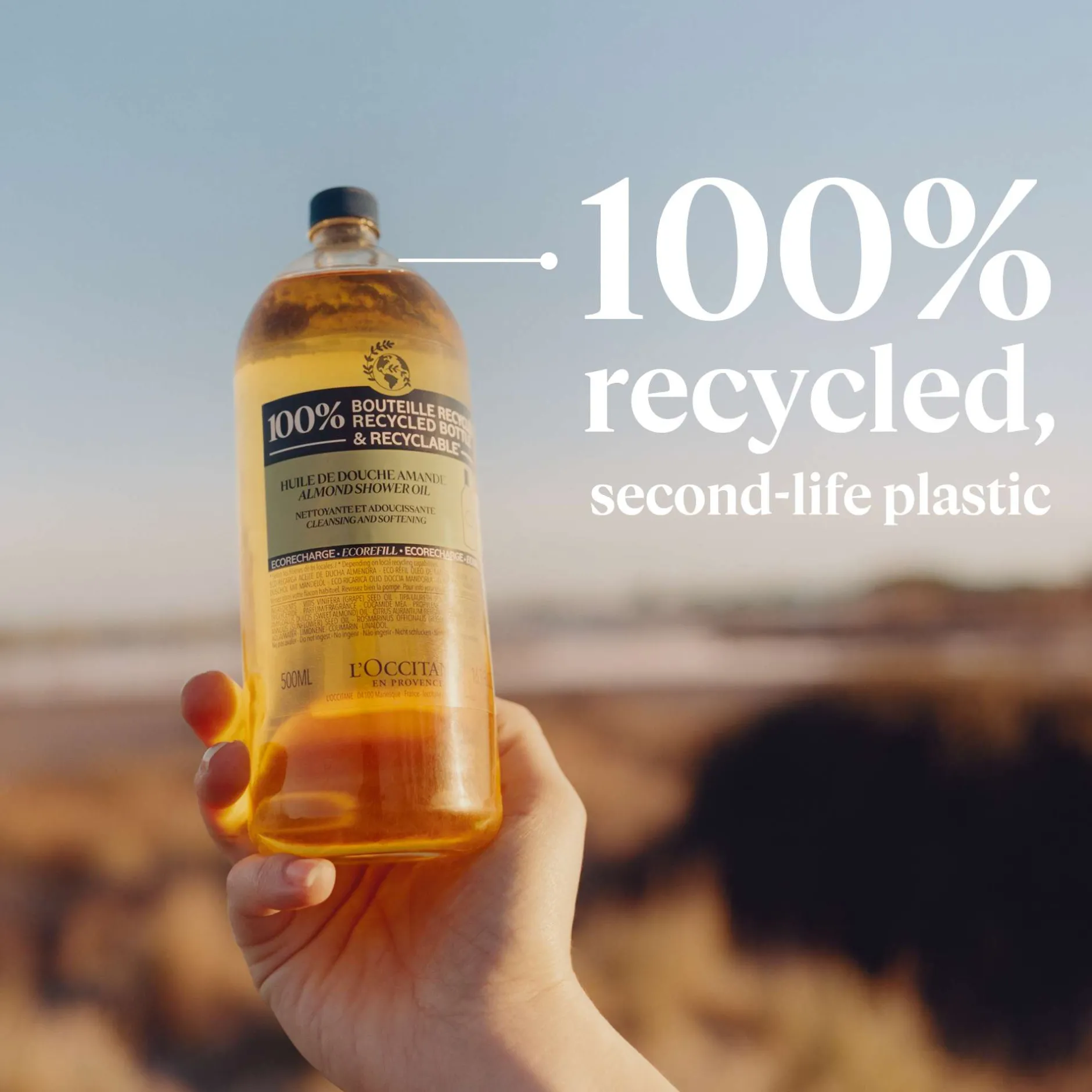 L'OCCITANE Almond Eco Refill Shower Oil 500ml Online