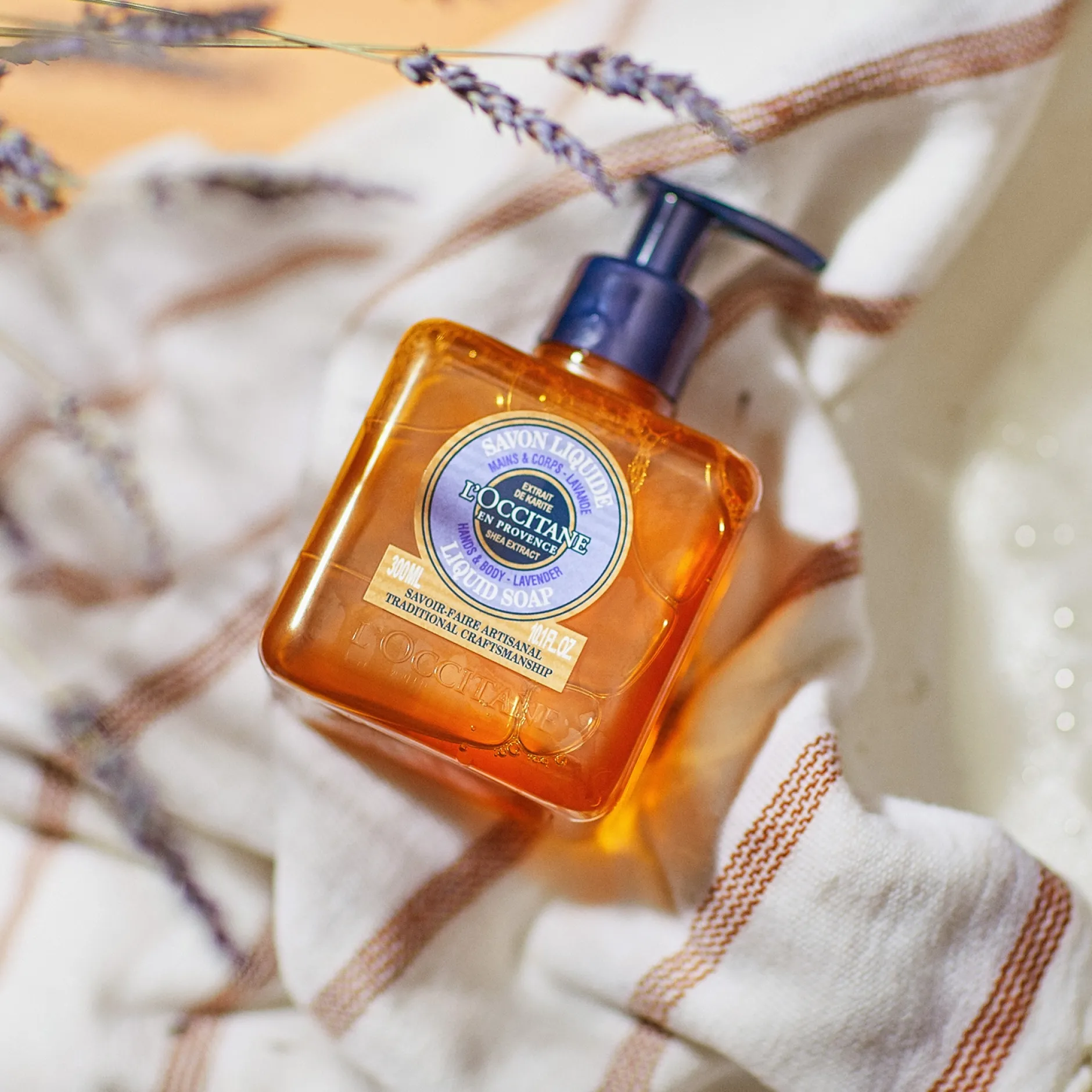 L'OCCITANE Shea Butter Lavender Liquid Soap 300ml Discount