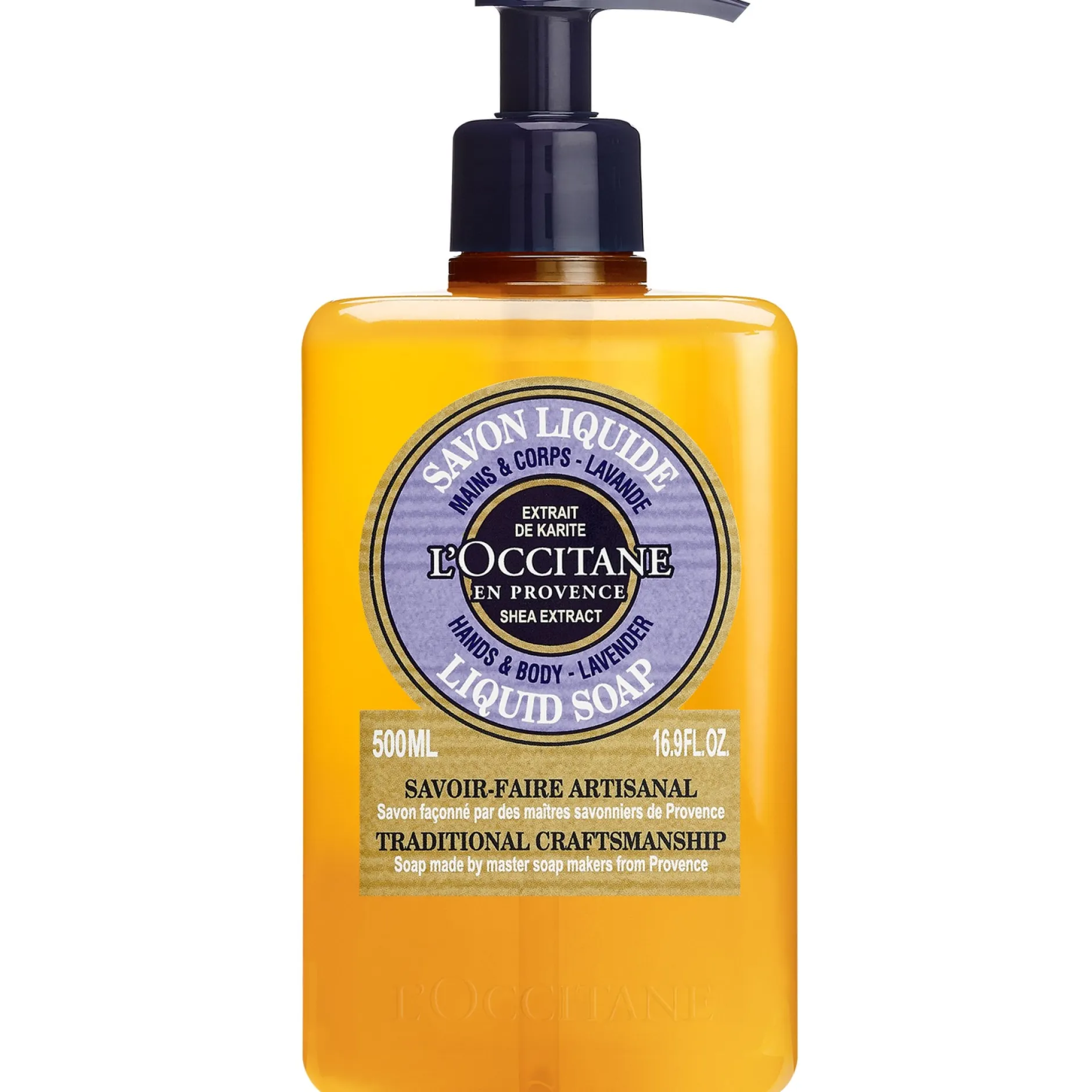 L'OCCITANE Shea Butter Lavender Liquid Soap 500ml New
