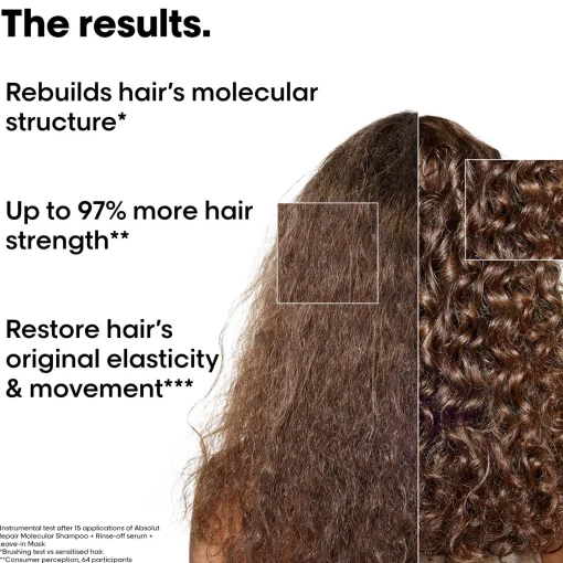 L'Oréal Professionnel Absolut Repair Molecular Mini Trio Kit for Damaged Hair New