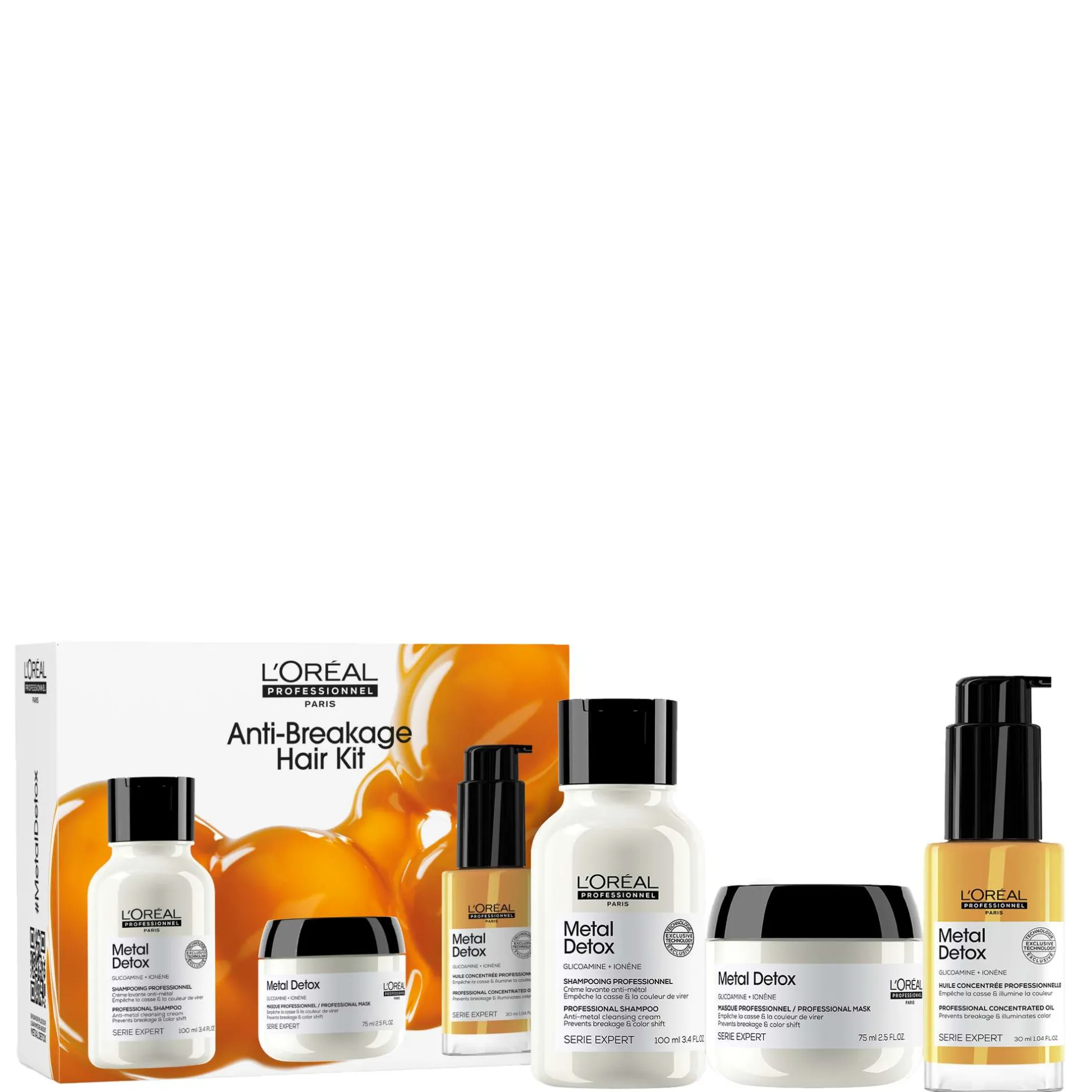 L'Oréal Professionnel Metal Detox Anti-Breakage Mini Trio Kit Outlet