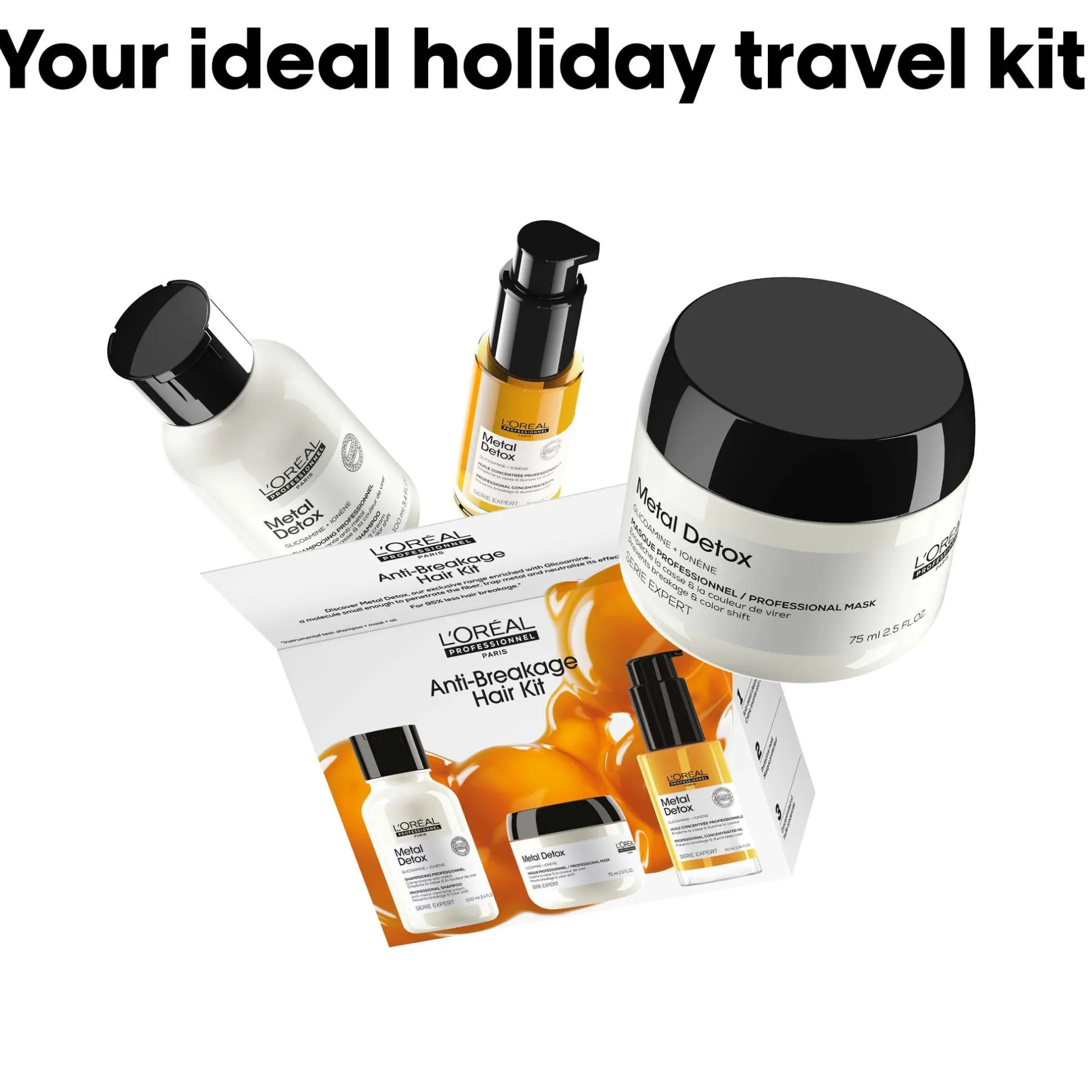 L'Oréal Professionnel Metal Detox Anti-Breakage Mini Trio Kit Outlet