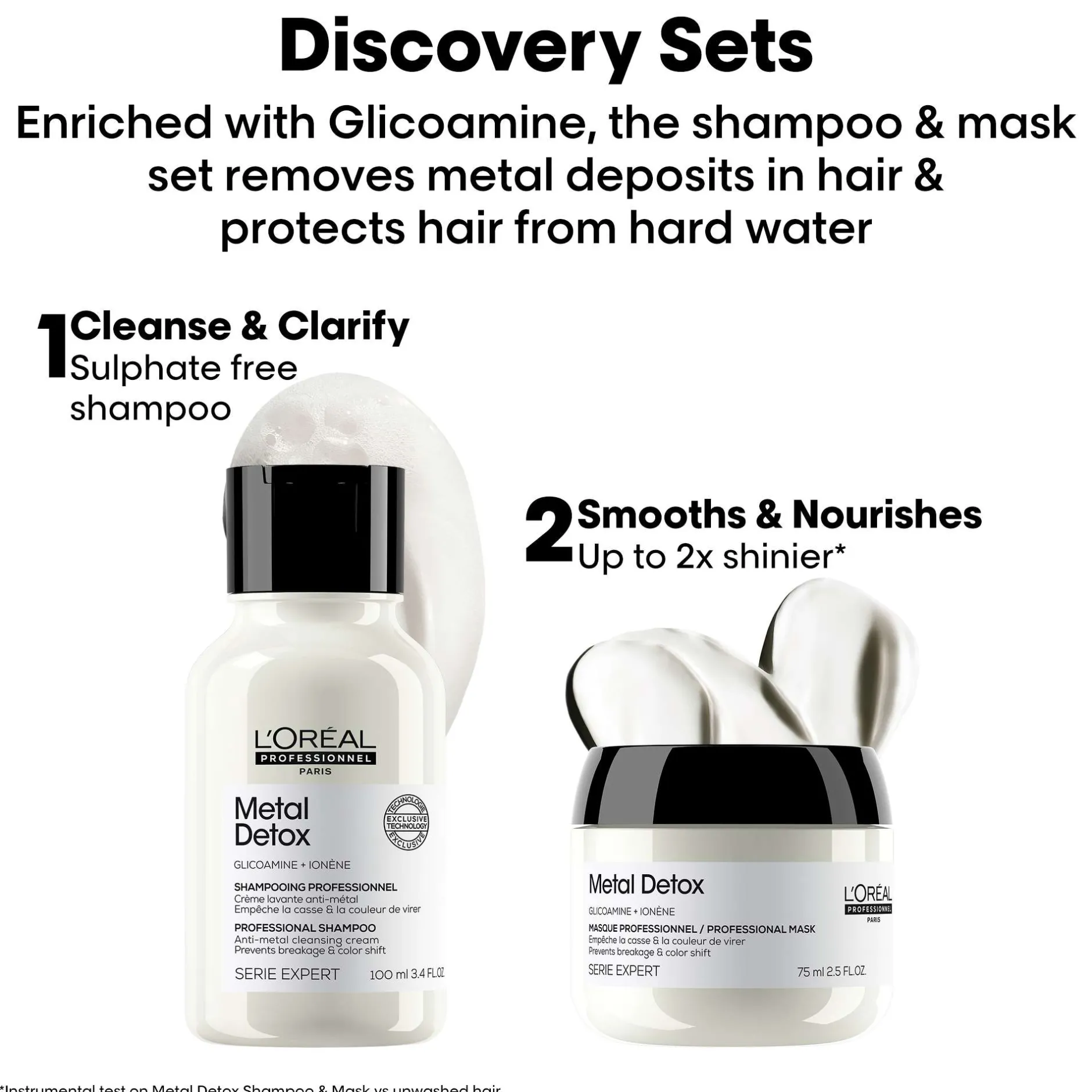 L'Oréal Professionnel Metal Detox Mini Shampoo & Hair Mask Kit Discount