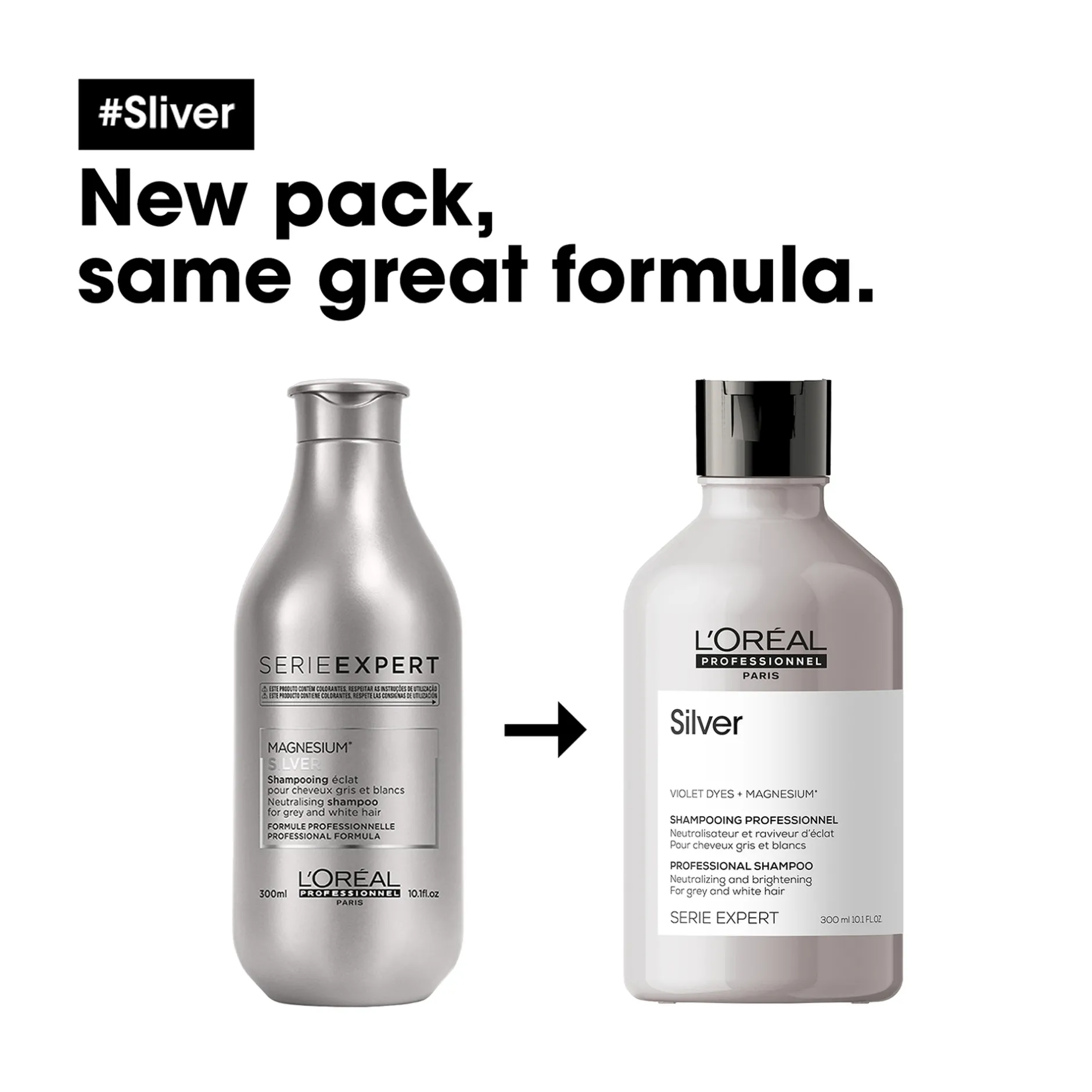 L'Oréal Professionnel SERIE EXPERT Silver Shampoo 500ml Clearance