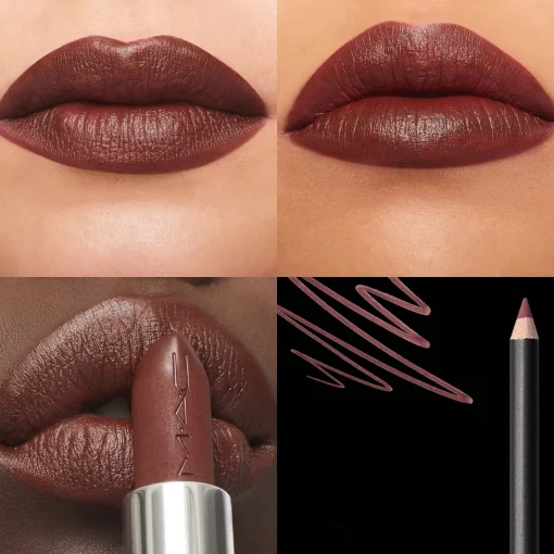 M.A.C Macximal Silky Matte Lipstick Antique Velvet 3.5g New