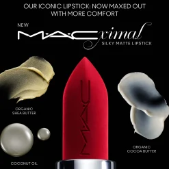 M.A.C Macximal Silky Matte Lipstick Antique Velvet 3.5g New