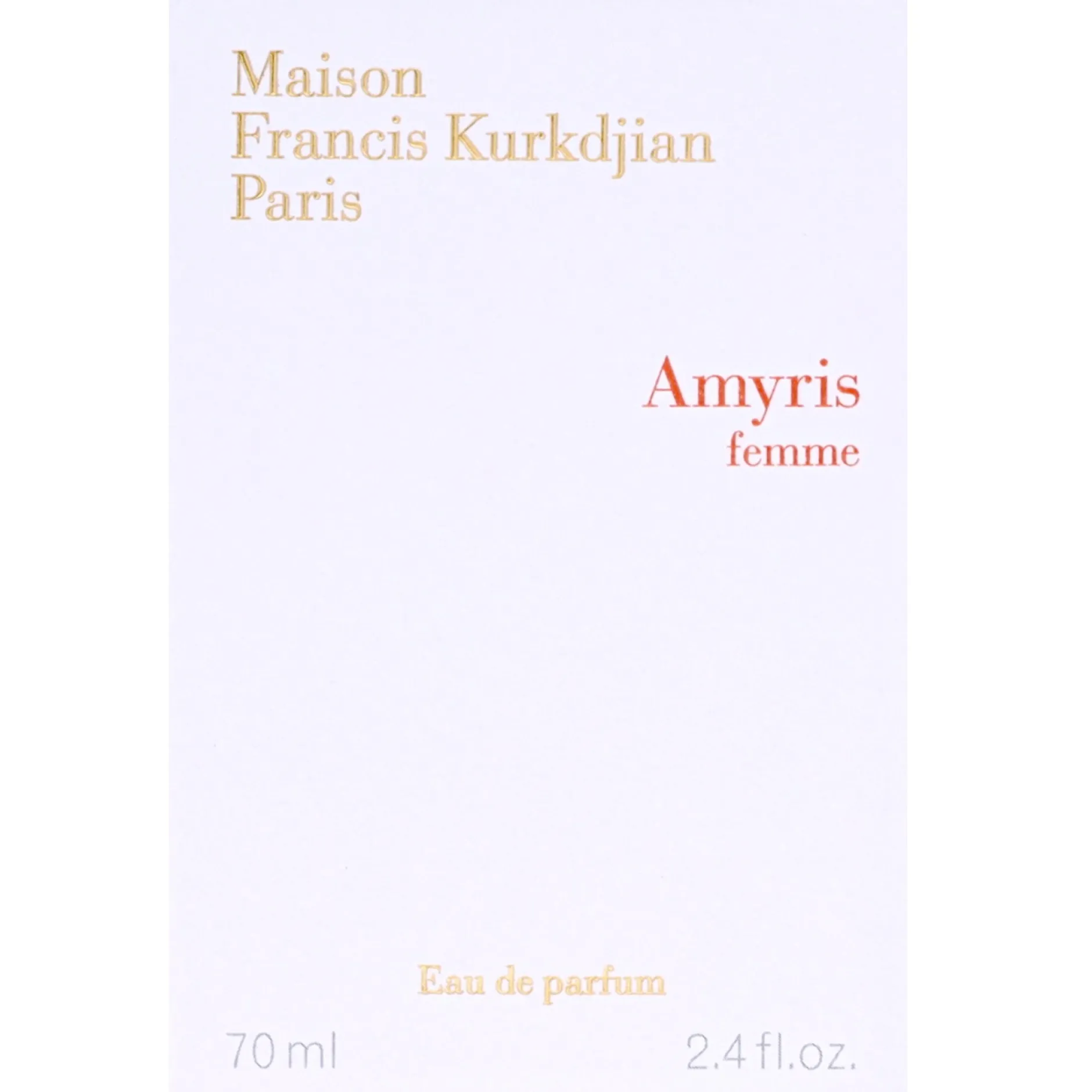 Maison Francis Kurkdjian Amyris Femme Eau de Parfum Spray 70ml Discount