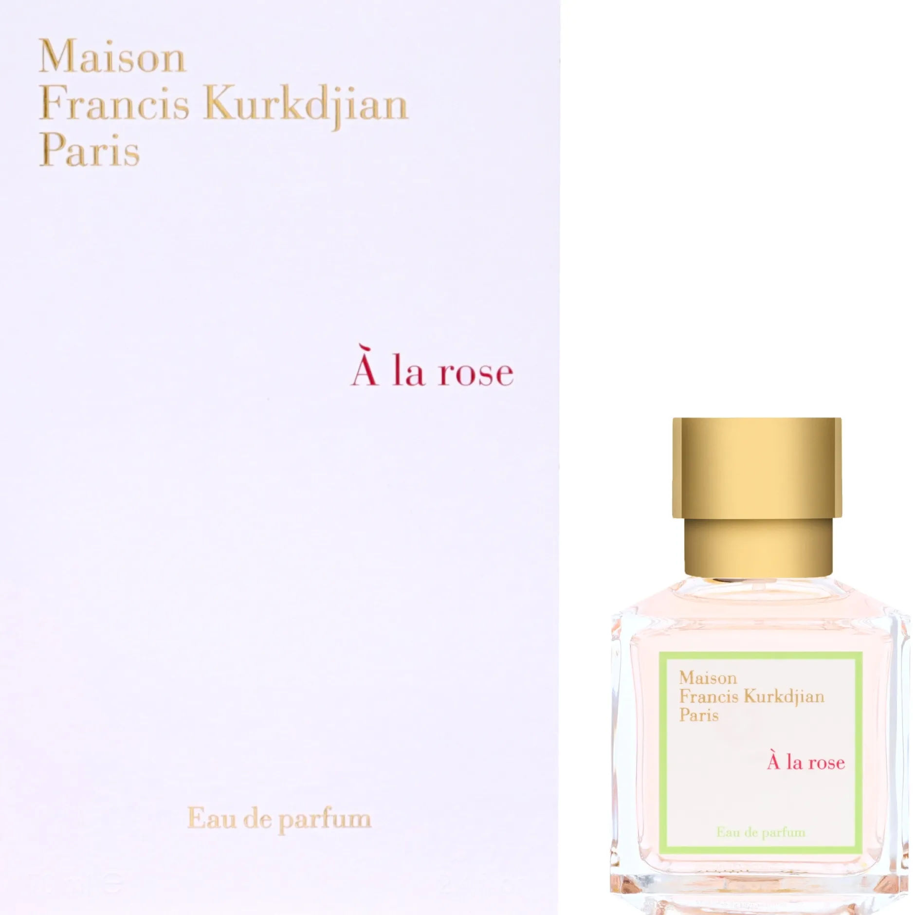 Maison Francis Kurkdjian À La Rose Eau de Parfum Spray 70ml New