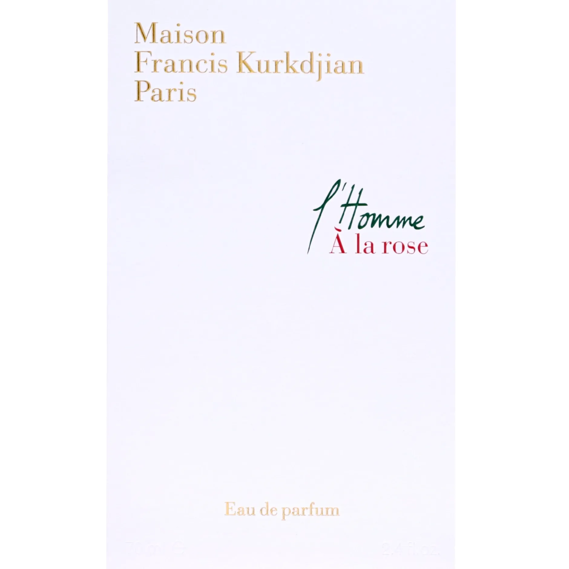 Maison Francis Kurkdjian L'Homme À la Rose Eau de Parfum Spray 70ml