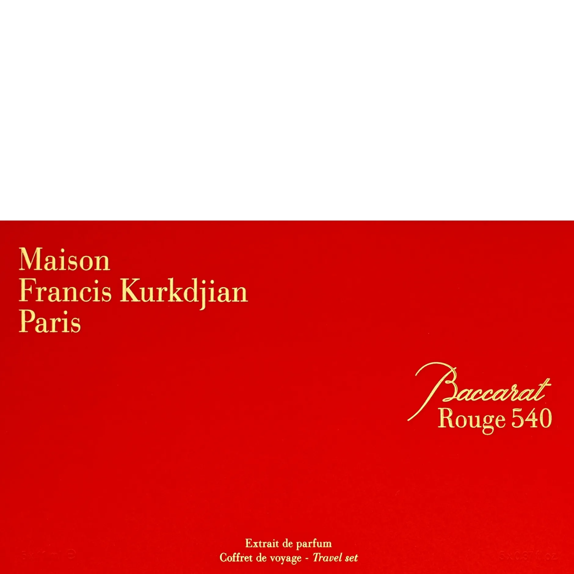 Maison Francis Kurkdjian Baccarat Rouge 540 Extrait de Parfum Spray 5 x 11ml Discount