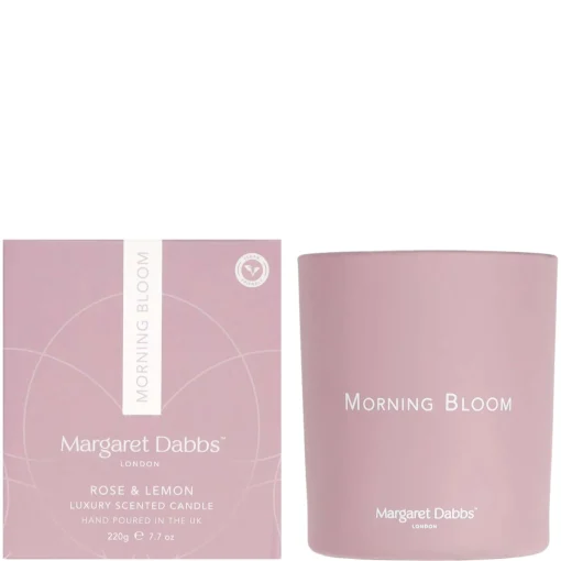 Margaret Dabbs London Candles Morning Bloom Rose & Lemon 220g New