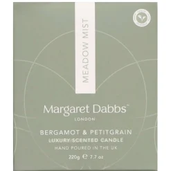 Margaret Dabbs London Candles Meadow Mist Bergamot & Petitgrain 220g Clearance