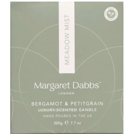 Margaret Dabbs London Candles Meadow Mist Bergamot & Petitgrain 220g Clearance