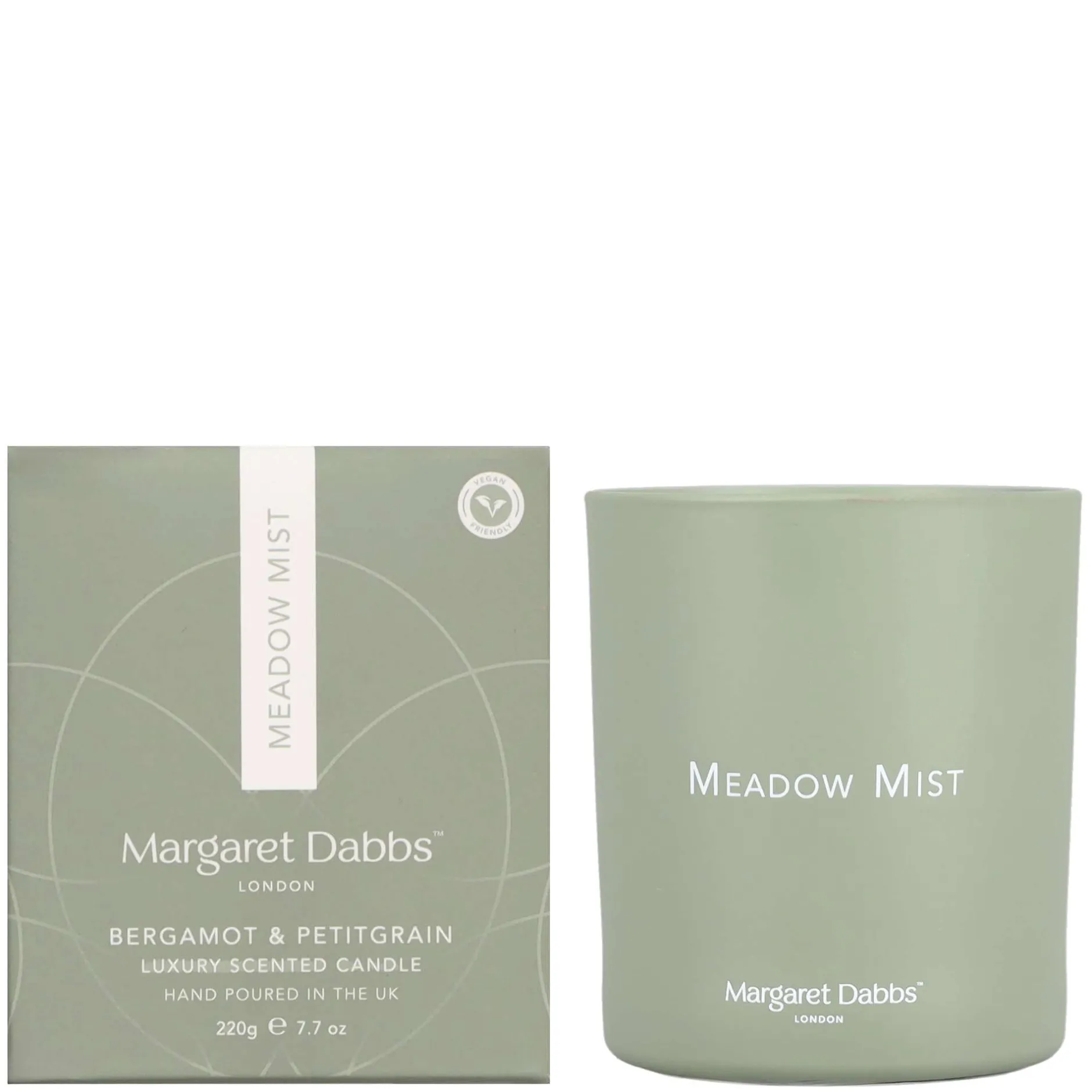 Margaret Dabbs London Candles Meadow Mist Bergamot & Petitgrain 220g Clearance