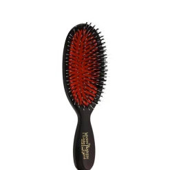 Mason Pearson Boar Bristle & Nylon Pocket Brush Dark Ruby BN4 New