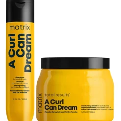 Matrix Bundles Duo: Total Results A Curl Can Dream Cleansing Shampoo 300ml and Moisturising Cream 500ml Sale