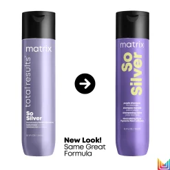 Matrix Total Results Color Obsessed So Silver Shampoo to Neutralize Yellow Tone in Blonde Hair 300ml Online