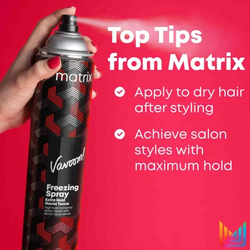Matrix Vavoom Freezing Spray Extra Hold Hairspray 500ml Hot