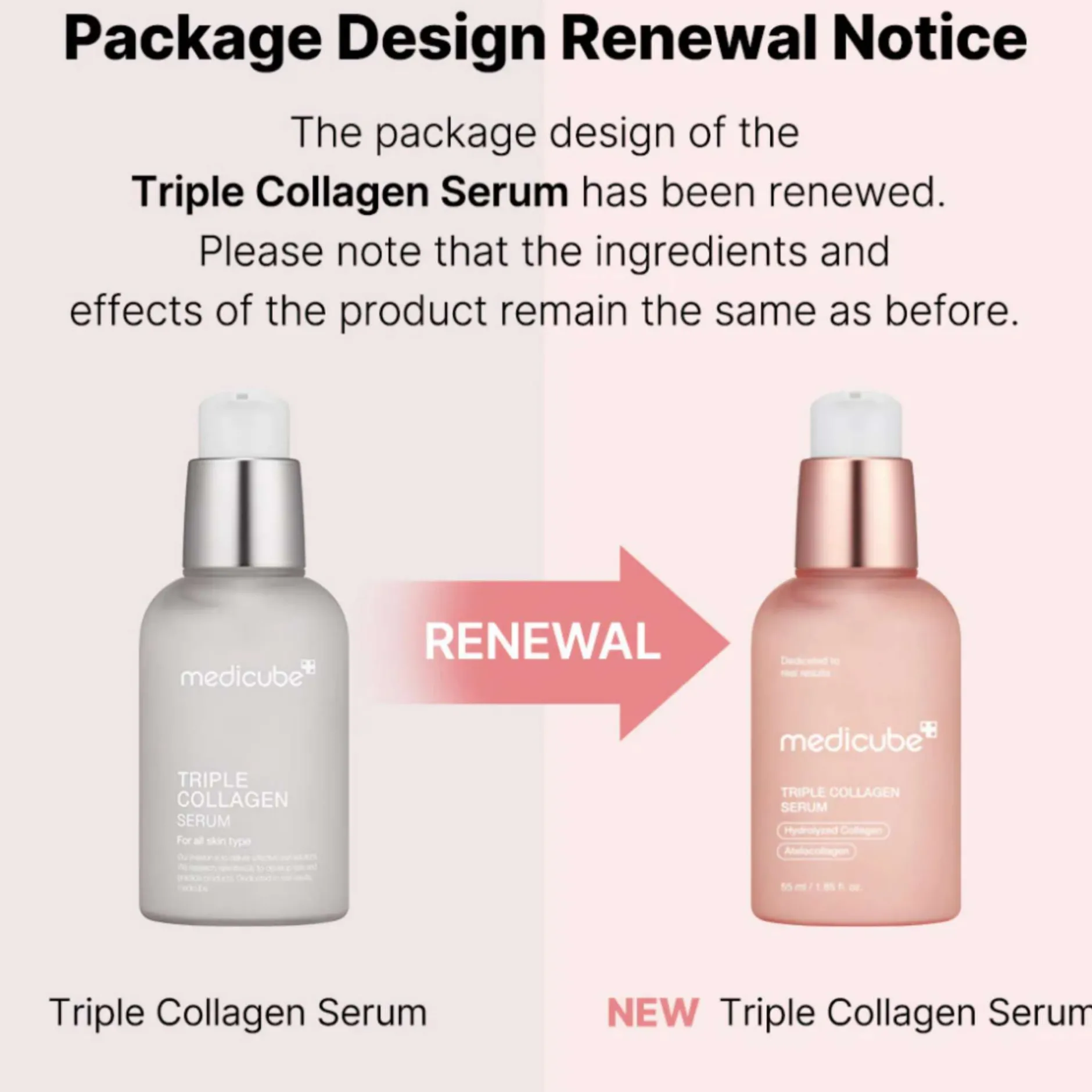 Medicube Skincare Triple Collagen Serum 4.0 55ml Outlet