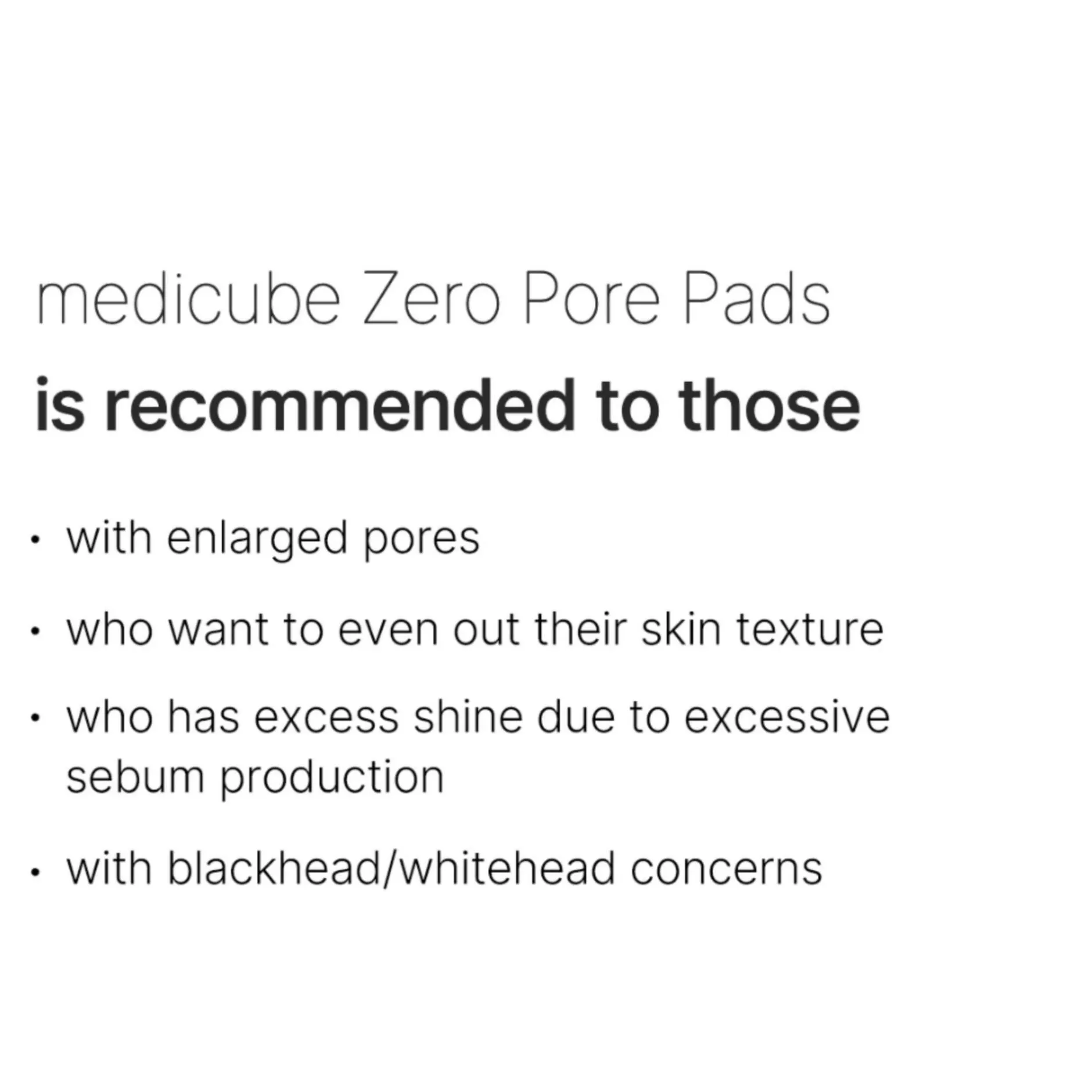 Medicube Skincare Zero Pore Pad 2.0 x 70 Sale