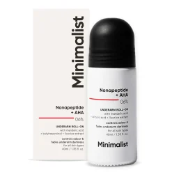Minimalist Body Care Nonapeptide + AHA 06% Underarm Roll-On 40ml