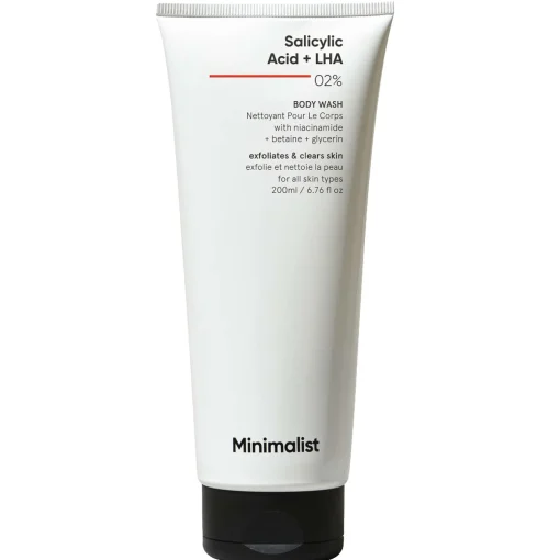 Minimalist Body Care Salicylic Acid + LHA 02% Body Wash 200ml Clearance