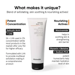 Minimalist Body Care Salicylic Acid + LHA 02% Body Wash 200ml Clearance