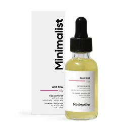 Minimalist Skin Care AHA BHA 10% Face Exfoliator 30ml Discount