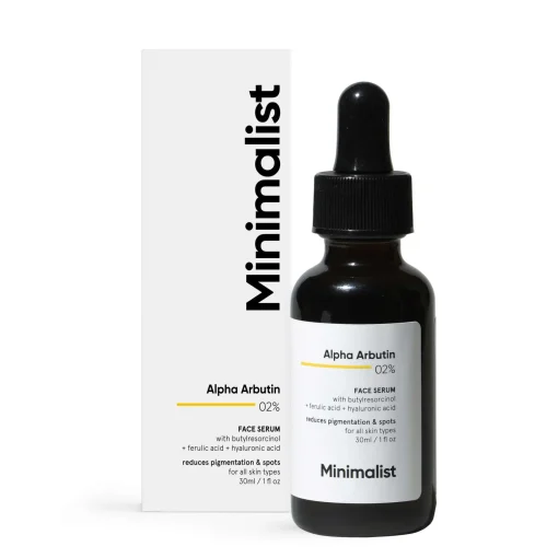 Minimalist Skin Care Alpha Arbutin 02% Face Serum 30ml Hot