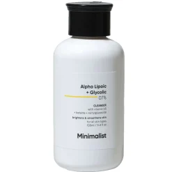 Minimalist Skin Care Alpha Lipoic + Glycolic 07% Cleanser 100ml Hot