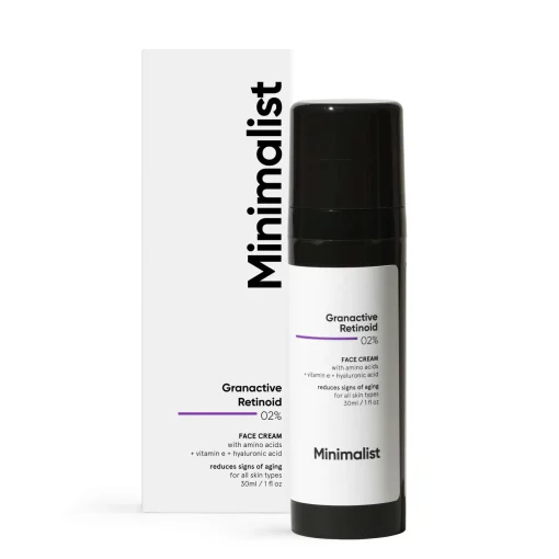 Minimalist Skin Care Granactive Retinoid 02% Face Cream 30ml Clearance