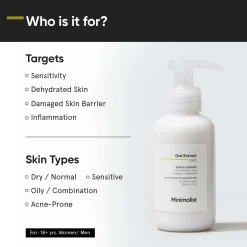 Minimalist Skin Care Oat Extract 06% Cleanser 120ml Online