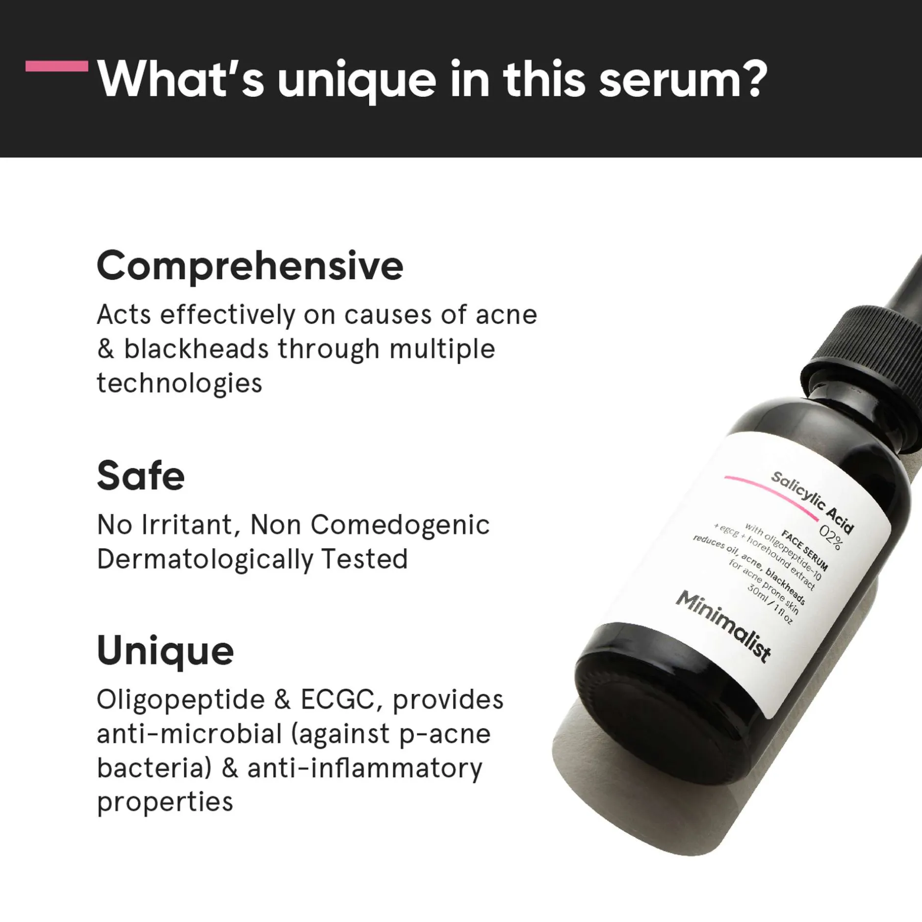 Minimalist Skin Care Salicylic Acid 02% Face Serum 30ml Discount