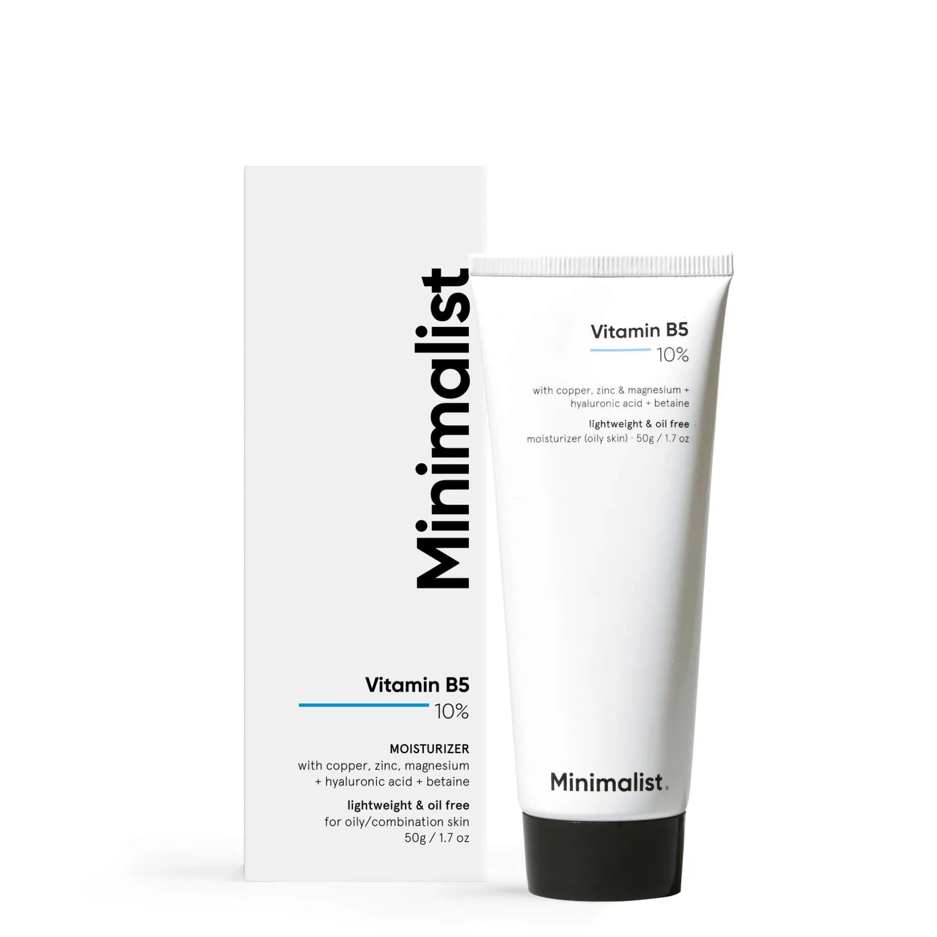 Minimalist Skin Care Vitamin B5 10% Moisturizer 50g New