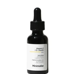 Minimalist Skin Care Vitamin C + E + Ferulic 16% Face Serum 20ml New