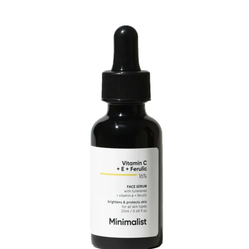 Minimalist Skin Care Vitamin C + E + Ferulic 16% Face Serum 20ml New