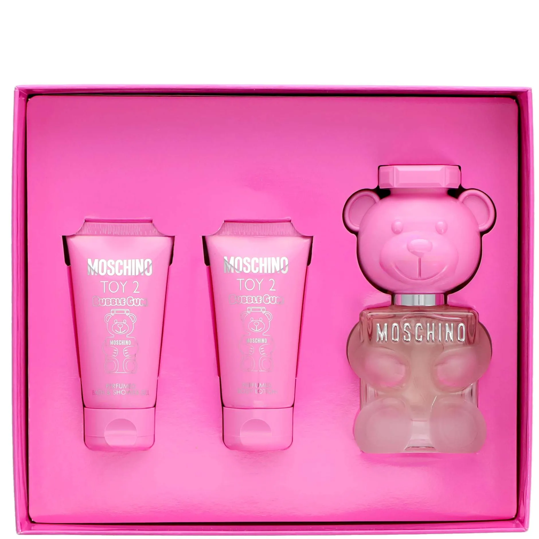 Moschino Toy2 Bubblegum Eau de Toilette Spray 50ml Gift Set Hot