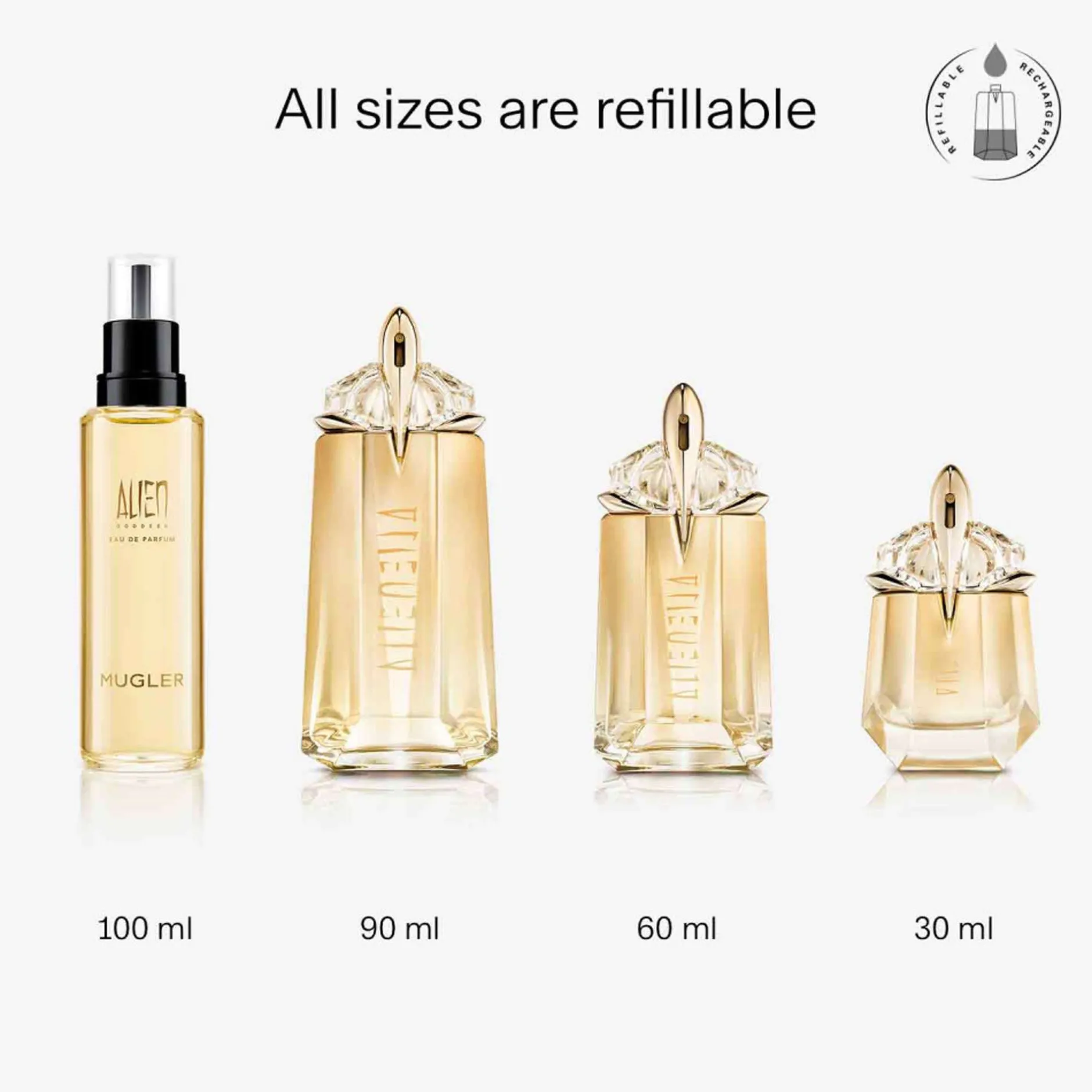 MUGLER Alien Goddess Eau de Parfum Refillable Spray 60ml Sale
