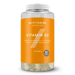 Myvitamins Wellbeing Vegan Vitamin D Softgels x 60 New