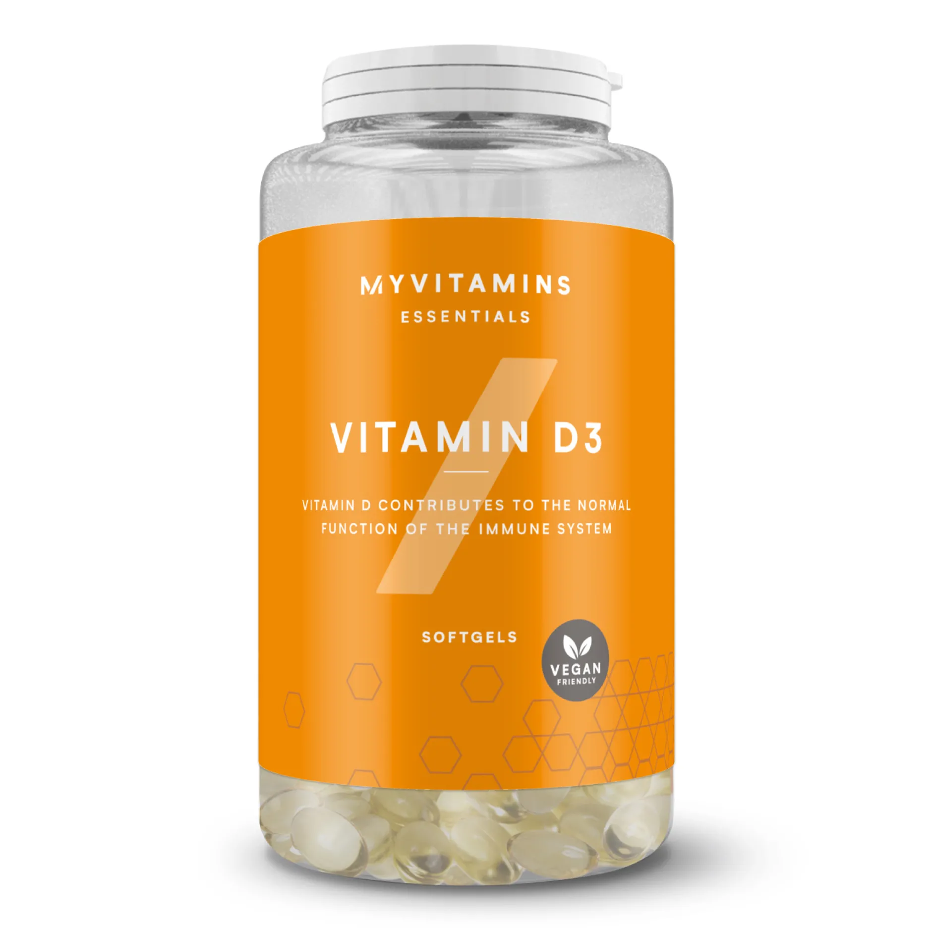 Myvitamins Wellbeing Vegan Vitamin D Softgels x 60 New