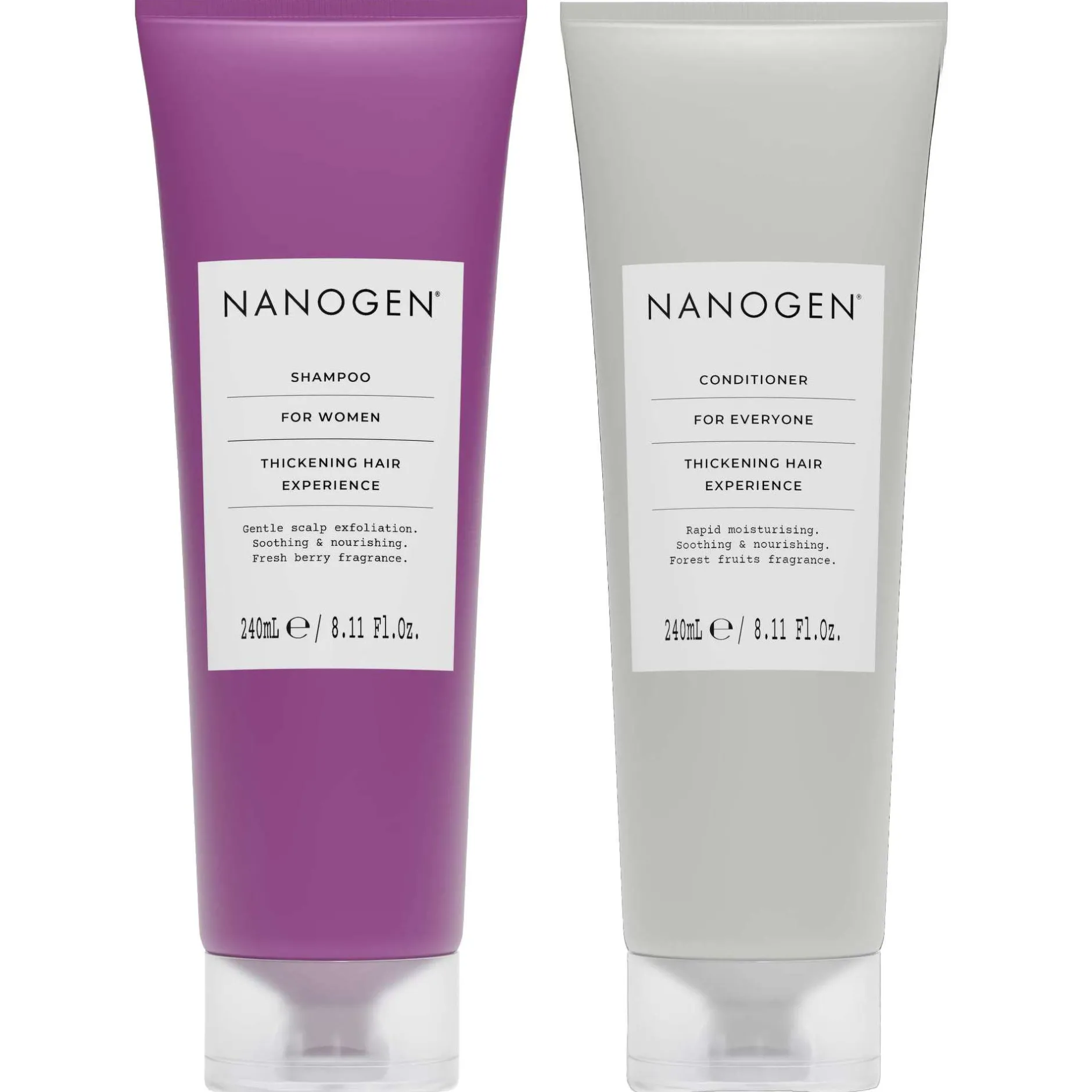 Nanogen Bundles Duo: Hair Thickening Treatments for Women Shampoo 200ml & Conditioner 240ml Clearance