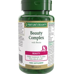 Nature's Bounty Beauty Beauty Complex with Biotin Caplets x 60 Clearance