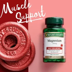 Nature's Bounty Minerals Magnesium 250 mg Coated Tablets x 100