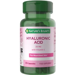 Nature's Bounty Vitamins Hyaluronic Acid 20mg with Vitamin C Capsules x 30 Sale