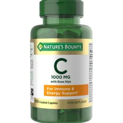 Nature's Bounty Vitamins Vitamin C 1000mg with Rose Hips x 60 Hot