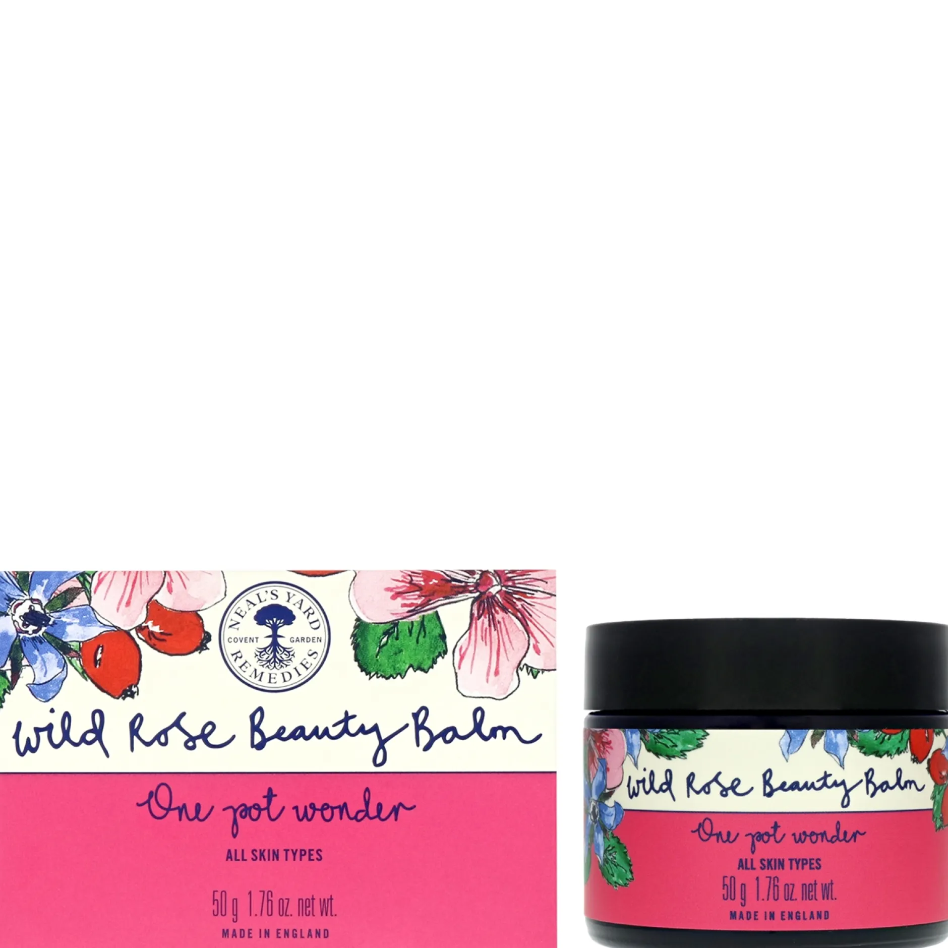 Neal's Yard Remedies Facial Moisturisers Wild Rose Beauty Balm 50g Hot